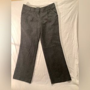 Ann Taylor LOFT Petites Gray Wool Blend Slacks. Size 4P